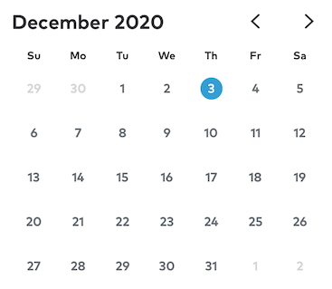 CalendarPicker